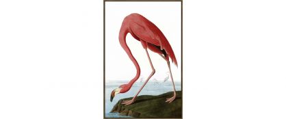 Pink Flamingo Wall Art 80cm X 120cm X 4cm