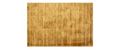 Pure Gold Viscose Pile Large Rug - 200cm x 300cm