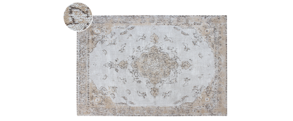 Revival Grey Jacquard Rug - 170cm x 240cm