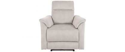 Rhea Stone Grey Power Recliner Armchair