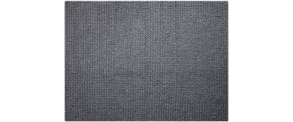 The-Braid Grey Small Hand Made Wool Rug - 120cm x 180cm
