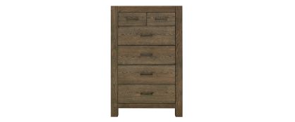 Turin Dark Oak 2 Over 4 Drawer Chest