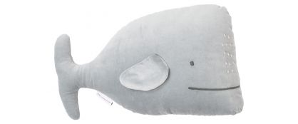 Wally The Whale Cushion 30cmX50cm
