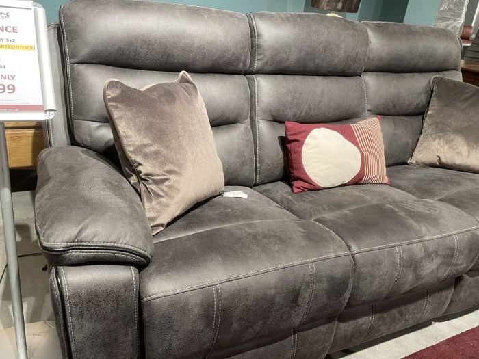 Montgomery 3 Seater Fabric Recliner Sofa