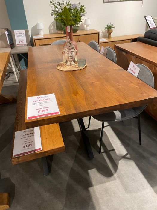 Sonoma starburst 2.2 metre dining table