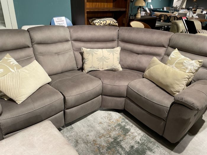 Taylor Grey Fabric Small Corner Group