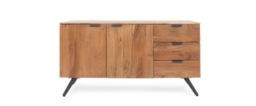 Osaka Acacia Wood 2 Door 3 Drawer Sideboard