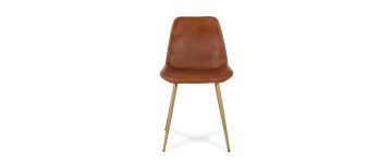 Casper Tan Leather Dining Chair