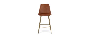 Casper Tan Leather Bar Stool