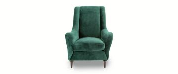 Bella Green Velvet Occasional Chair