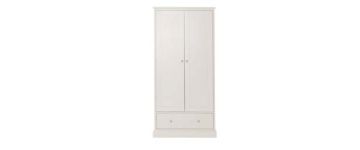 Whitby-Scandi Oak & Grey Double Wardrobe