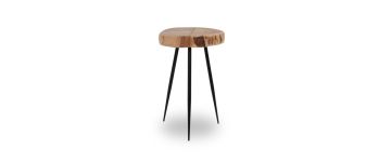 Indie Acacia Wood Large Tree Trunk Side Table