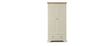 Hampstead Grey & Pale Oak Double Wardrobe