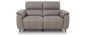 Antonio Grey Fabric 3 Seater Power Recliner Sofa