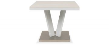 Argento Ceramic Grey End Table