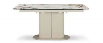 Avorio Cream Ceramic Large Extending Dining Table