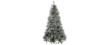 Brookfield Flocked Pre-Lit 7Ft Christmas Tree
