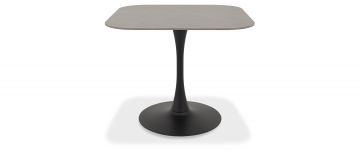 Carter Grey Sintered Stone Ceramic Square Dining Table