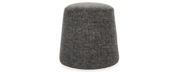 Otto Cuba Iron Fabric Ottoman