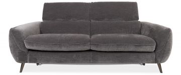 Damian Charcoal Grey Fabric 3 Seater Sofabed