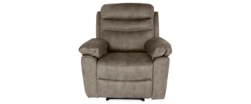 Taylor Grey Fabric Reclining Armchair