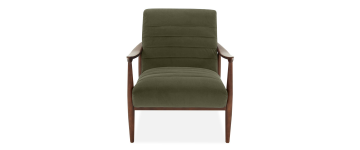 Paxton Green Fabric Armchair