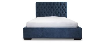 Boutique Navy Fabric 4ft 6 Double Bedframe