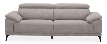 Preston Grey Fabric 3 Seater Sofa