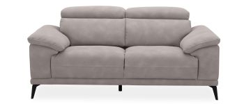 Preston Grey Fabric 2 Seater Sofa