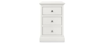 Amelia White Wooden Bedside Locker