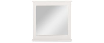 Amelia White Wooden Frame Mirror