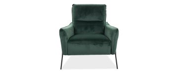 Alana Dark Green Velvet Accent Chair