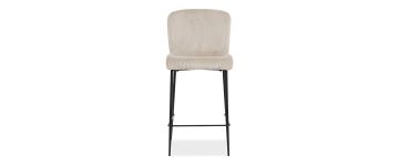 Erin Cream Fabric Barstool