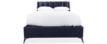 Enzo Navy 4ft 6 Double Ottoman Bedframe