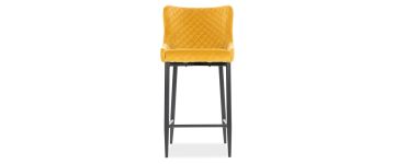 Jasper Gold Velvet Barstool