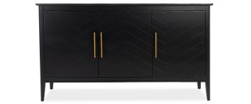 Maison Black Oak 3 Door Sideboard