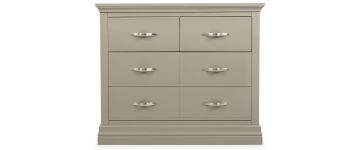 Carson Grey Wooden 2 Over 2 Drawer Chest