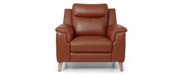 Pierro Oslo Saddle Leather 1 Seater Armchair