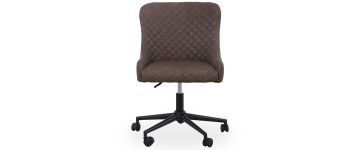 Jasper Brown Faux Leather Office Chair