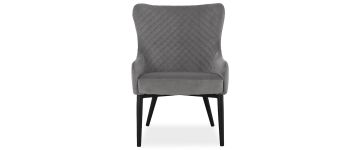 Jasper Dark Grey Velvet Lounge Chair