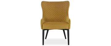 Jasper Bright Golden Velvet Lounge Chair