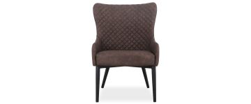 Jasper Chocolate Brown Velvet Lounge Chair