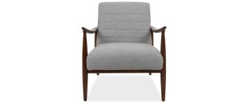 Paxton Grey Fabric Chair