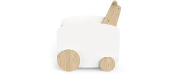 Firmiana White Toybox on Wheels