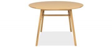 Kona Natural Light Wooden 1.2M Round Dining Table