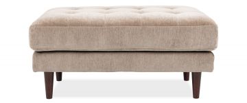 Coop Taupe Fabric Footstool