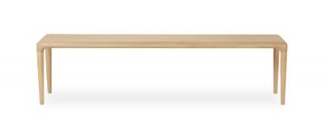 Alder Natural Oak Wooden Dining Bench