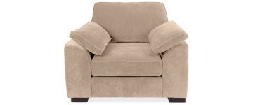 Gabriel Taupe Fabric 1 Seater Armchair