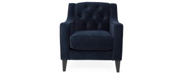 Harris Navy Velvet Occasional Chair