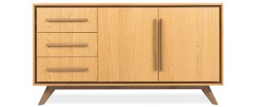 Kristen Weathered Oak Wide Sideboard